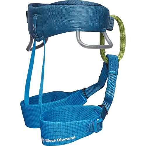 BLACK DIAMOND Kids¡¯ Momentum Rock Climbing Harness | Adjustable Waist & Leg Loops | For Indoor & Outdoor Climbing
