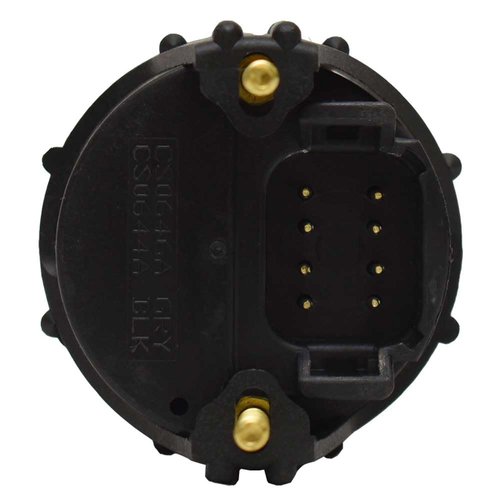 Boat OMC System Check Gauge GPK614B | Silver Black 2 Inch