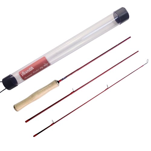 Aventik 4'0'' Practice Fly Rod for Beginners Casting 3 Pieces Game Fly Fishing Rod