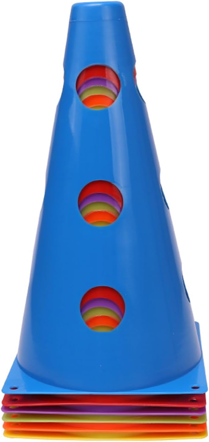 12/18Pcs Soccer Agility Cone Football Training Maker Bucket Basketball Team Training Marker Cone Sign