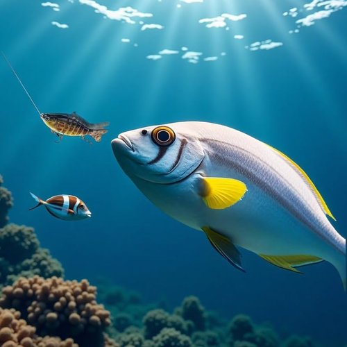 Robotic Fishing Lure Multi-Jointed Swimming Fishing Lure, 3D Lifelike Bass Bait with Treble Hooks, 5 Colors for Fresh & Saltwater