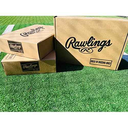 Rawlings | R100-P Practice Baseballs | Collegiate | High School | Youth | Box of 12,White
