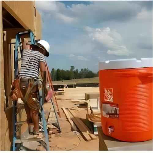 Upgrade Your Water Cooler with Our Mountain Spigot Replacement Kit - Fits Rubbermaid and Gott Coolers, Push-Button Style 1PCS