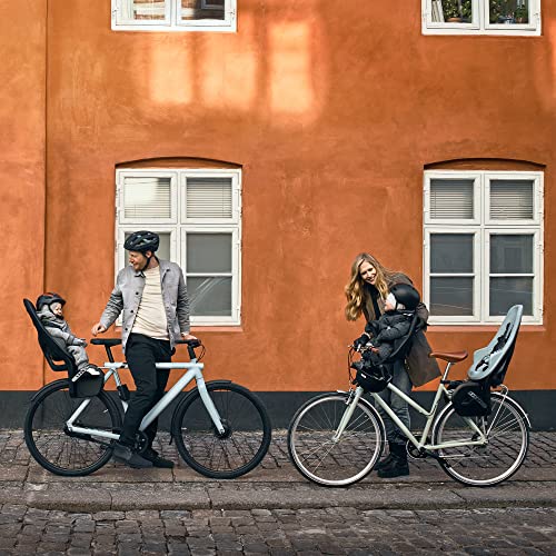 Thule Yepp 2 Mini - Front Mounted Child Bike seat - Shock-Absorbing Foam seat - Adjustable footrests & footstraps - Easy mounting System - Adjustable 5 Point Harness System