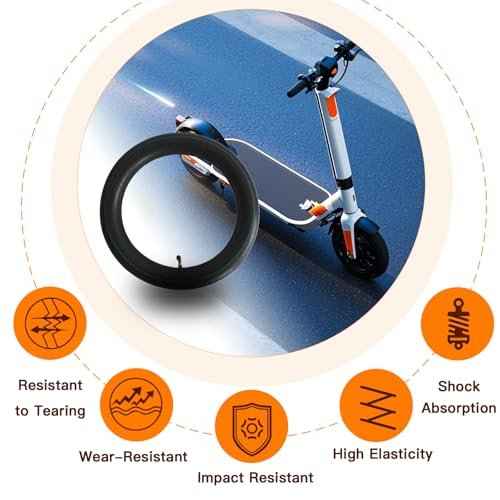 2 Pack 14x2.50 Inner Tube 14 Inch E-Bike Tubes Butyl Rubber Thickened for Replacement Electric Scooters and E-Bike Tire Tube