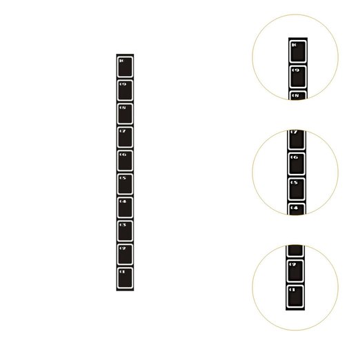 rockible Agility Ladder Mat Speed Ladder Fitness Exercise Sports Home Gym Footwork Trainer Improve Speed Coordination Skill, 450cmx34cm