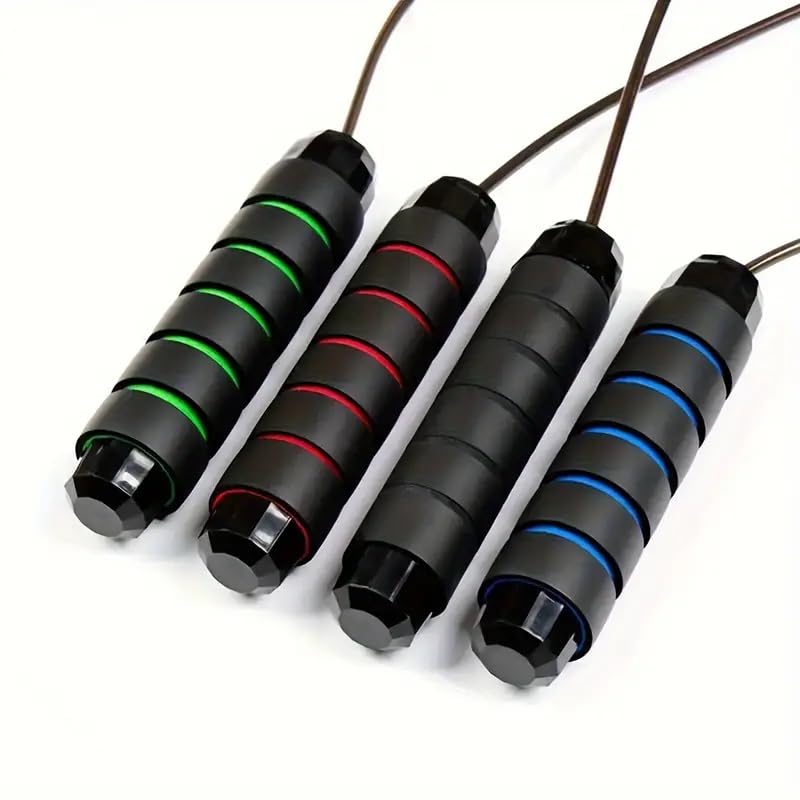 1PC Steel Wire Jump Rope for Fitness and Sports, Black