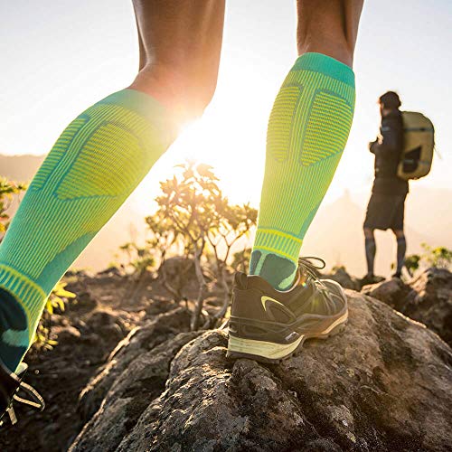 Bauerfeind Outdoor Performance Compression Socks for Hiking - Sole Relief, Achilles Comfort & Heel Protection