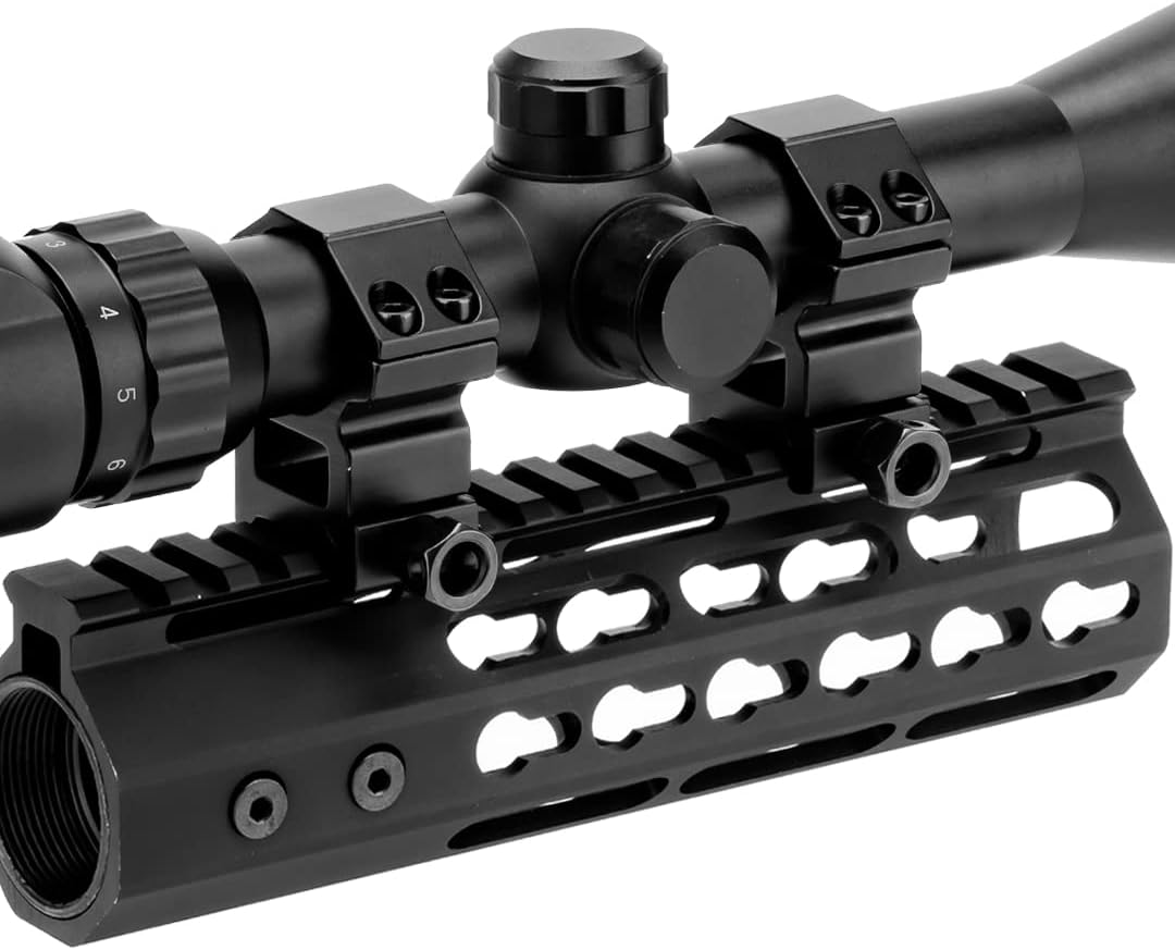 1'' Scope Rings, 2Pcs High Profile or 2Pcs Medium Profile 1 Inch Scope Mount Rings for Picatinny Rail
