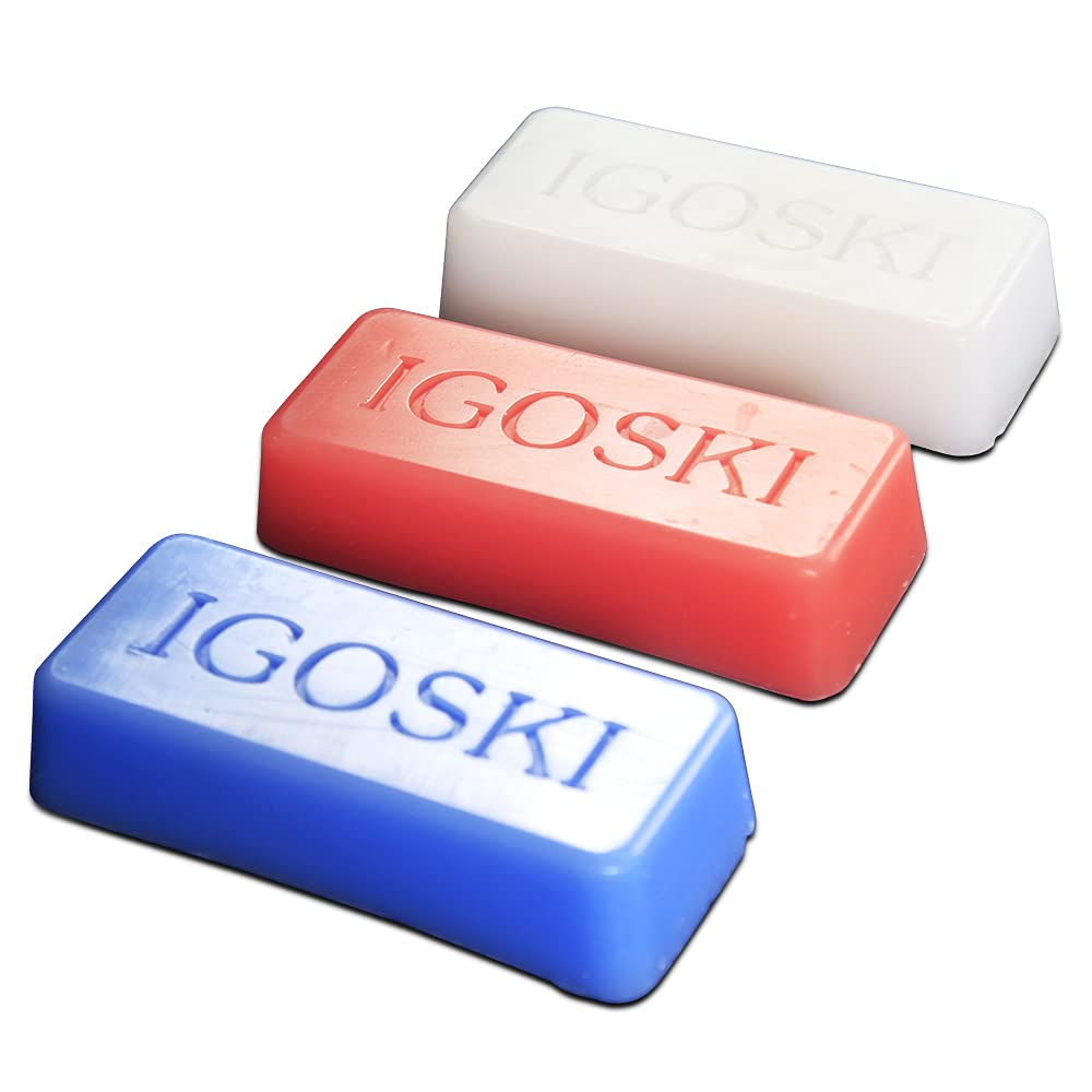 IGOSKI Ski Wax for Snowboard 180g – Universal Glide Wax for Optimal Performance in Any Condition(White Color)