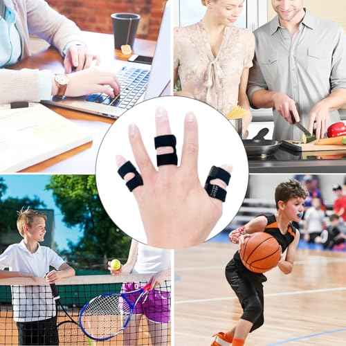 Small Trigger Finger Splint Kids (2 Pack), Thumb Splint Pinkie Finger Brace for Broken, Arthritis, Straightening, Injury, Finger Support Stabilizer for Thumb/Middle/Ring/Index/Pinky Fingers