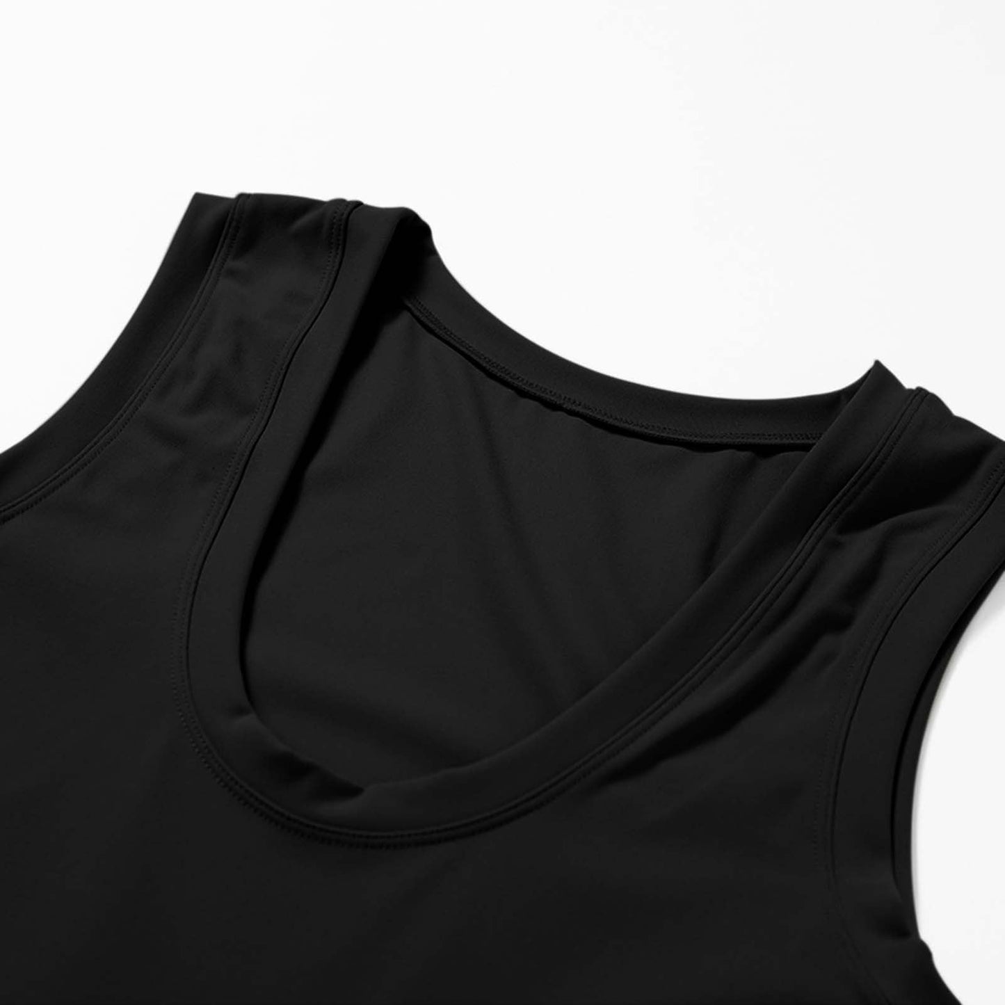 JiXiang Women's Tennis Dresses Crew Neck Sleeveless Wrap Side Slit Active Dress Built in Shorts Golf Athletic Workout Rompers
