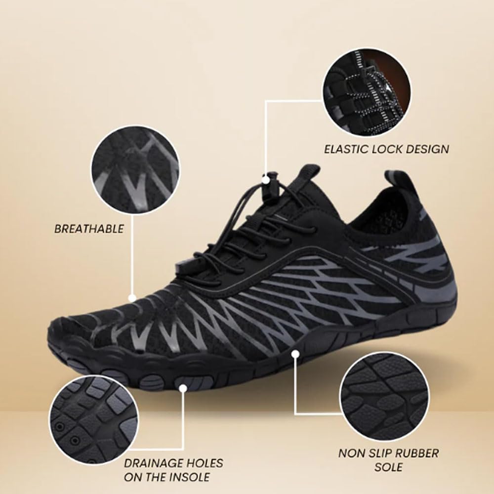 2025 New Peakfootwear for Women Men Neuropathy, Hike Barefoot Footwear Shoes Womens, Grounded Barefoot Footwear Grounding Shoe (White, Adult, Women, 8, Numeric Range, US Footwear Size System, 8.5, Medium)