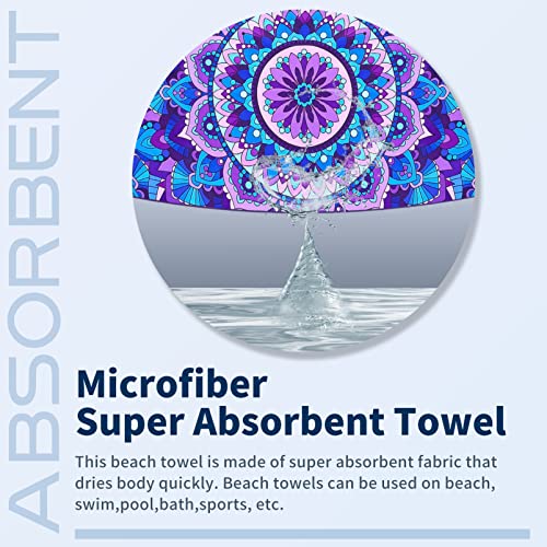 Microfiber Sand Free Beach Towel Thin Quick Dry Super Absorbent Oversized Large Lightweight Towels for Travel Sports Pool Swimming Bath Camping Yoga Girls Women Adults