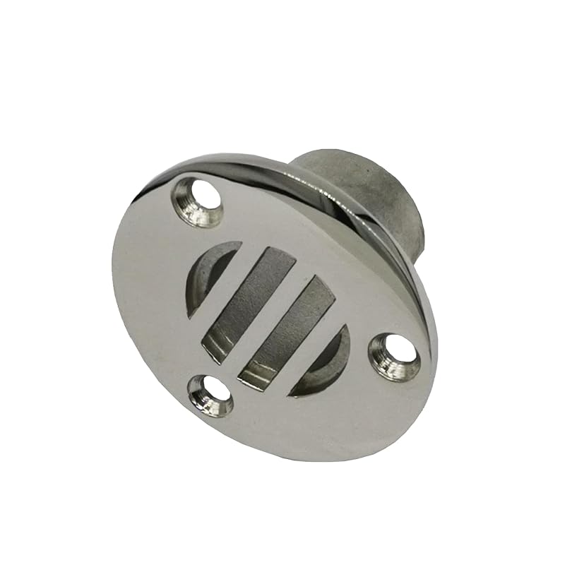 1" (26.3mm) Drain Cover Plug for Yacht, Marine Stainless Steel 316 Deck Scupper