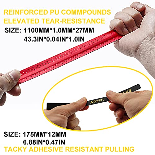Tennis Grip Tape Absorbent Anti-Slip Overgrip for Racket Handle - Red