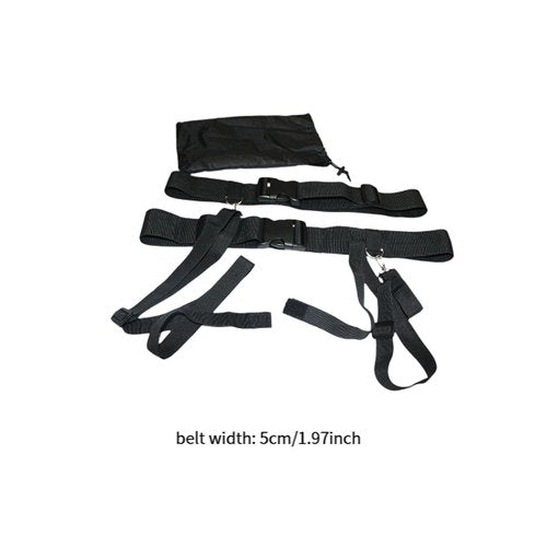 rockible Soccer Agility Belt Evasion Belt Soccer Training Equipment Sturdy Adjustable Agility & Reaction Belt for Football Softball, Adults