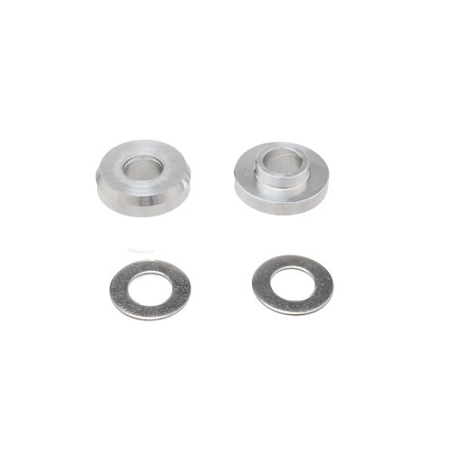 Zxturbi Bully 3/8" to 14mm Axle Adapter Kit (Pair) with Washers - Compatible with BMX Park & Street Bikes - Made from Durable 7075 Aluminum