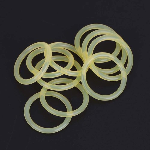 Polyurethane O-Rings, 10pcs 13.8, 1.9mm High Strength Polyurethane O-Rings for Paintball Gun CO2 Air Tank (Beige)