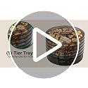 NutriChef Electric Countertop Food Dehydrator - Black, Multi-Tier Food Preserver