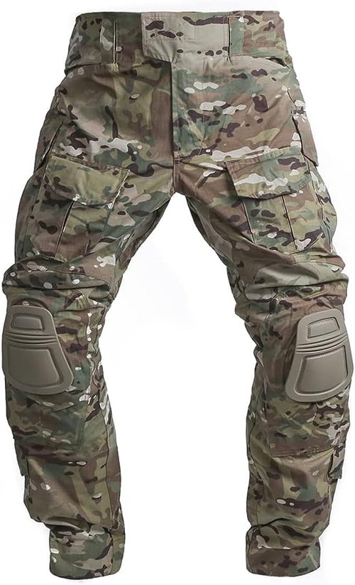 EMERSONGEAR G8 Paintball Pants with Knee Pads,Tactical Men Combat Pants,Army Airsoft BDU Outdoor Trousers