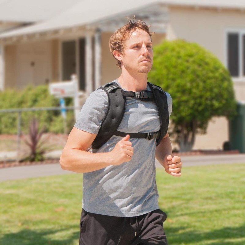 ProsourceFit Exercise Weighted Training Vest - 6lb, Black