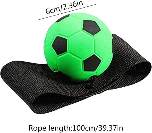 JJLFresheners Wrist Return Ball Rubber Sport Ball with Wrist Strap and String Rebound Bouncy Balls Wrist Rebound on Elastic String Exercise Play