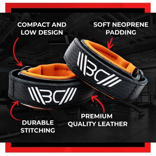 WARM BODY COLD MIND Leather Wrist Wraps for Weightlifting, Powerlifting, Gym – Wrist Support for Men & Women – Heavy Duty Wrist Straps for Strength Training (PRO Black, M)
