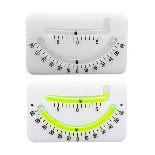 Professional Boats Inclinometer With Night Illuminating Double Tube Suitable For Yacht Sailors Navigators And Hobbyists
