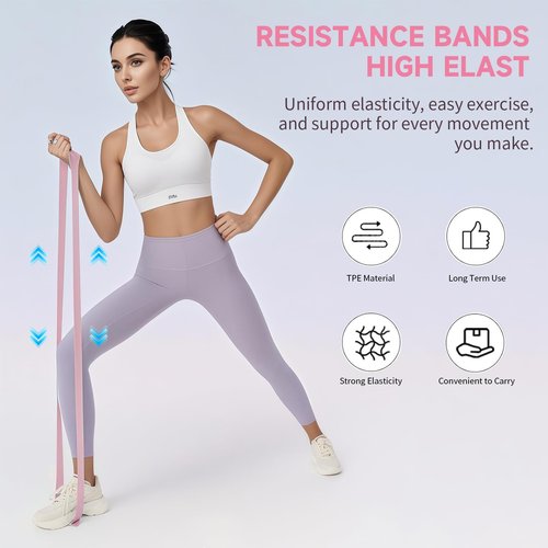 Pilates Essential Kit - Portable Fitness Equipment - with Toning Pilates Ring & Long Resistance Bands & Pilates Loop Bands & Soft Pilates Ball & Pilates Grip Socks (Green)