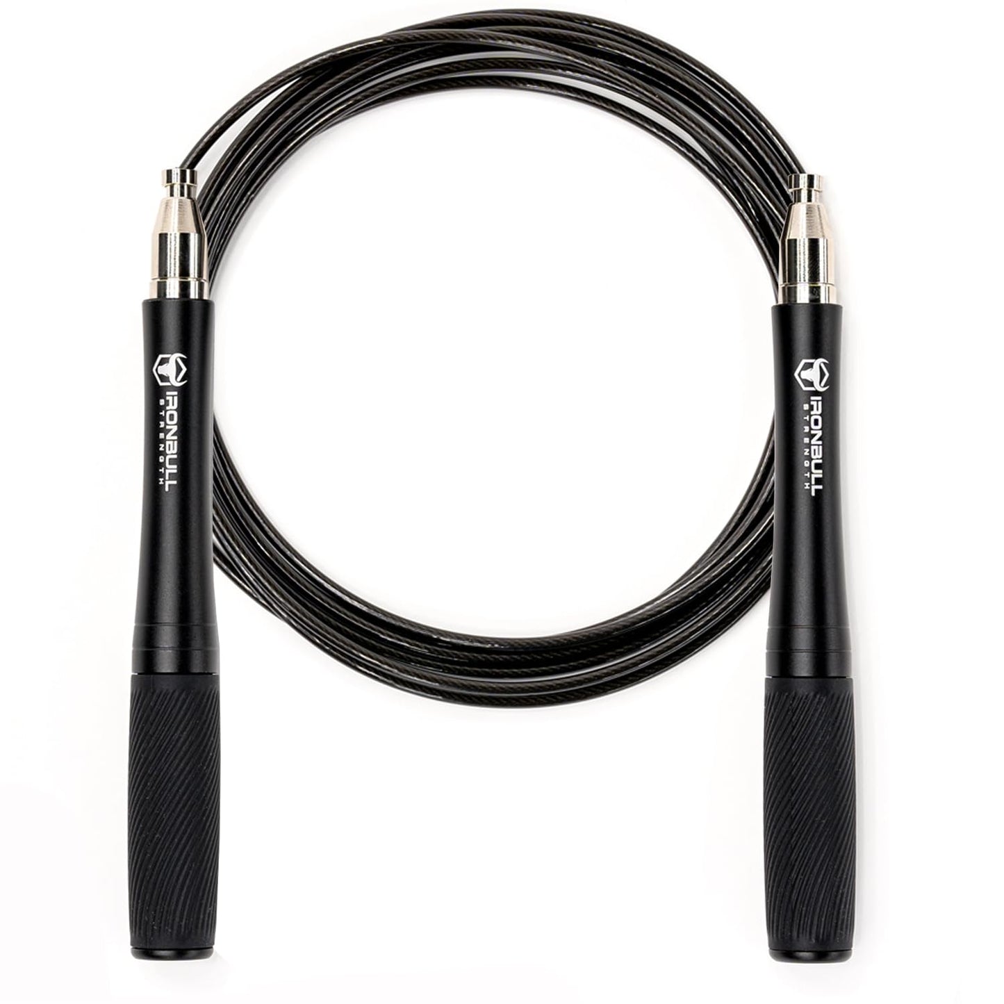 Jump Rope for Men & Women - Ultra-Fast, High Speed Jump Rope - Self-Locking Screw-Free Design with Aluminum Handles and Silicone Textured Grips - Precision Engineered for Maximum Performance - Skipping Rope for Workout Fitness, Cross Training & Home Exerc