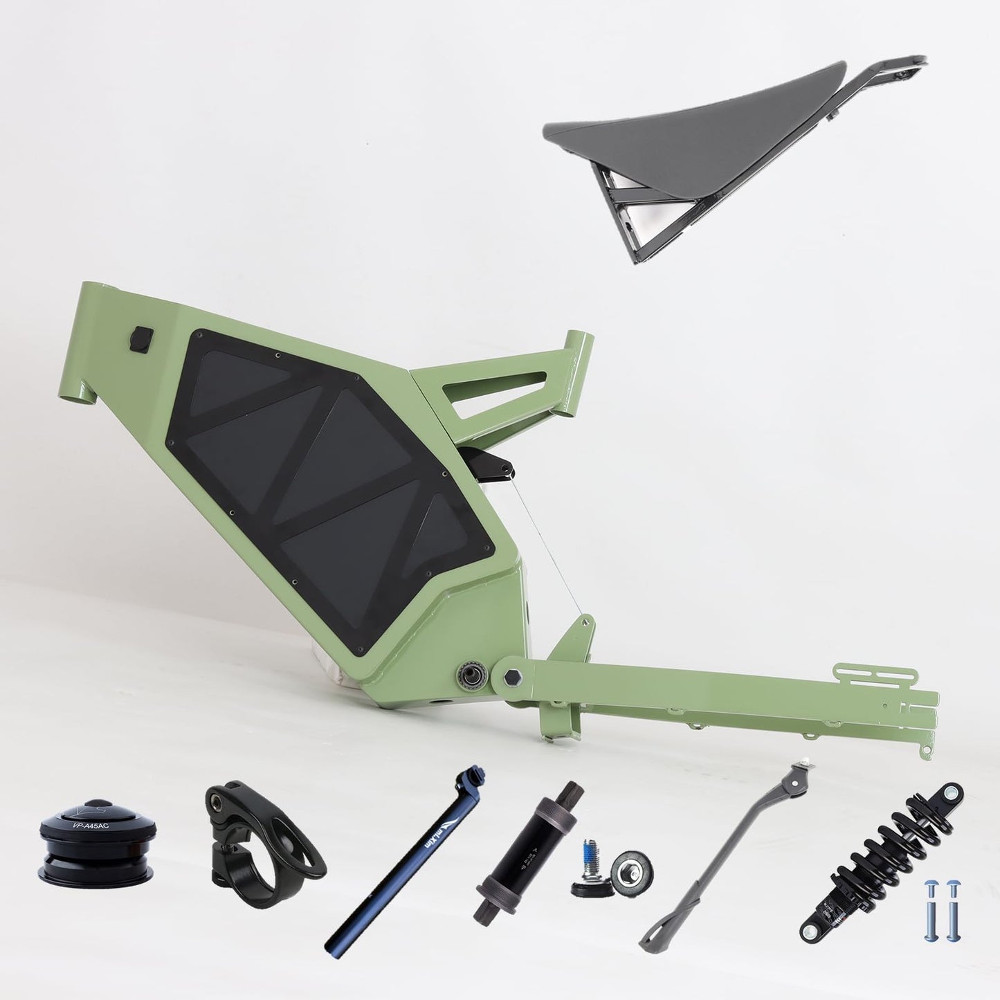KEYU F1 Enduro ebike Frame Super Design Bicycle Strong Frame for Full Bikes Motorcycle seat Frame Enduro ebike Frame kit
