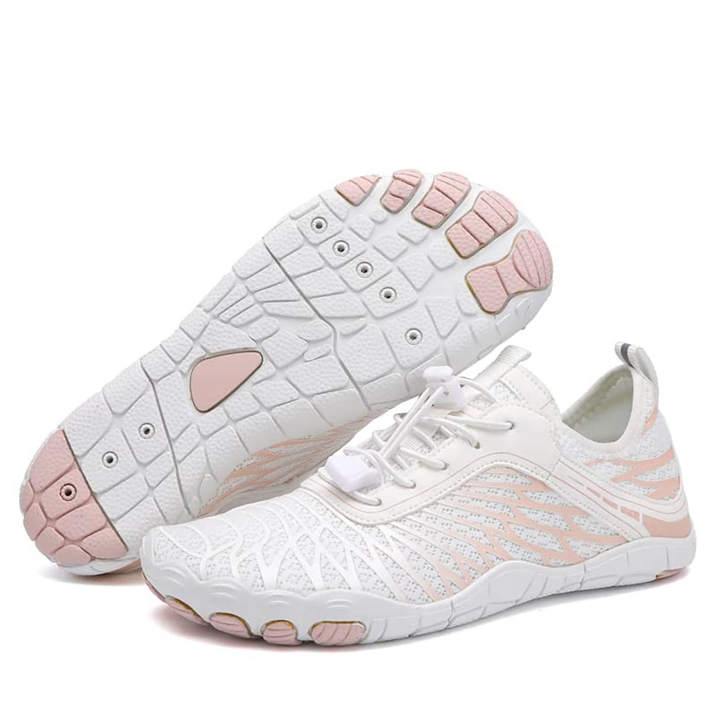 2025 New Peakfootwear for Women Men Neuropathy, Hike Barefoot Footwear Shoes Womens, Grounded Barefoot Footwear Grounding Shoe (White, Adult, Women, 8, Numeric Range, US Footwear Size System, 8.5, Medium)