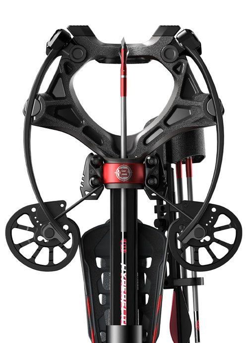 Barnett Hyper Raptor Crossbow, High-Speed Compact Crossbow Package with 4x36 Multi-Reticle Scope, Three HyperFlite Arrows, Without Crank Device