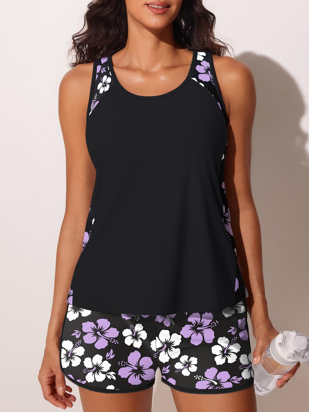 Summer Mae Blouson Tankini Swimsuits for Women Tummy Control Bathing Suits