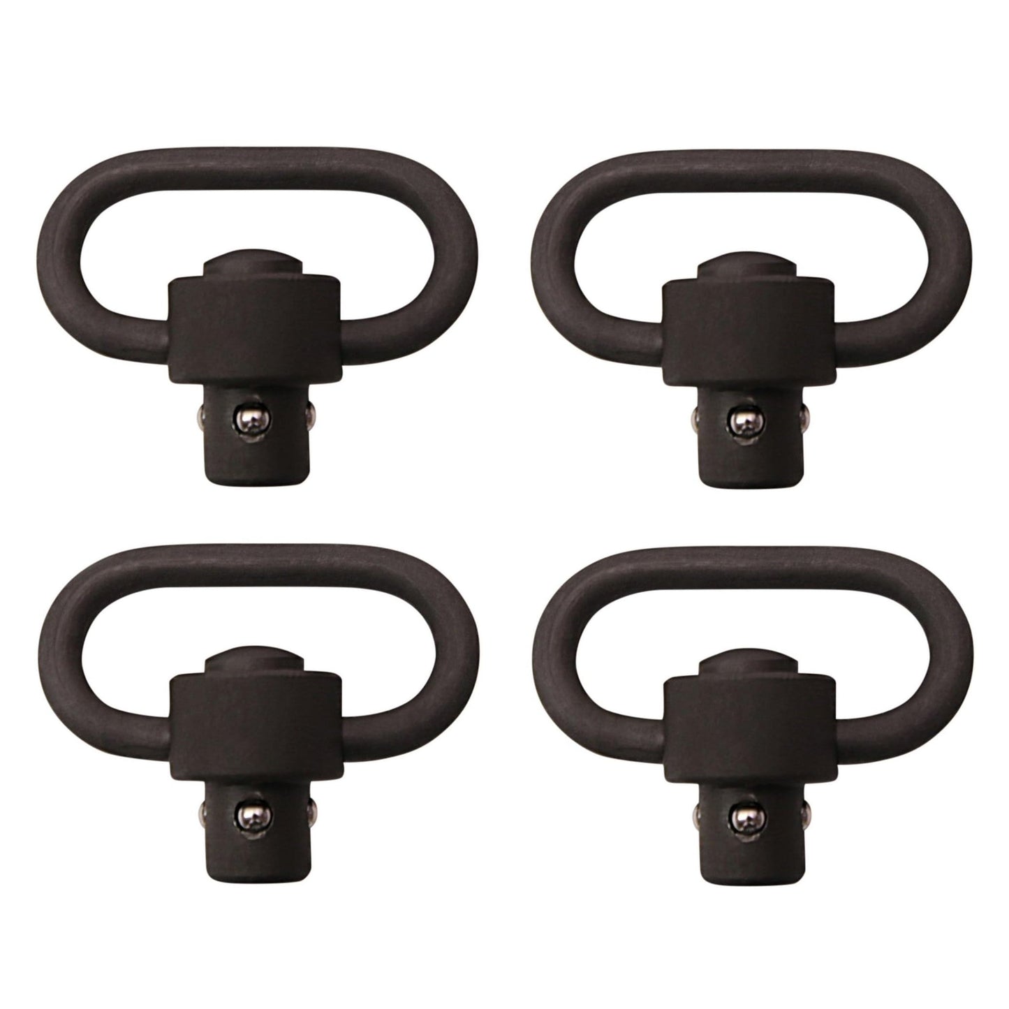 DETROIT LEATHER SHOP Push Button QD Gun Sling Swivel 1.25 Inch Four Pack