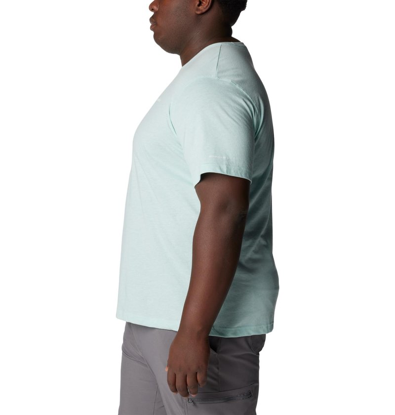 Columbia Men's Thistletown Hills Short Sleeve, Spray Double Dye, 5X Tall