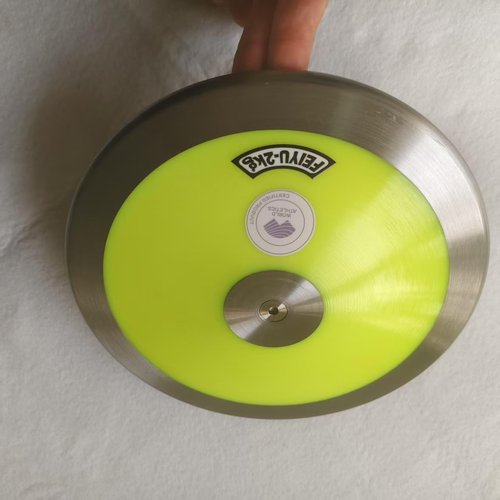 FEIYU Discuses 2kg with 76% Rim Weight WA Certified- Medium Spin Discus Throwings for Track & Field Discus Competition and Training