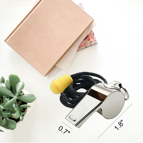 WESTCREEKS Whistle for Coaches, Sports Referee Whistles with Adjustable Lanyard, Outdoor Pet Stainless Steel Whistle, Thank You Gifts for Coach Teacher (USBaseball)