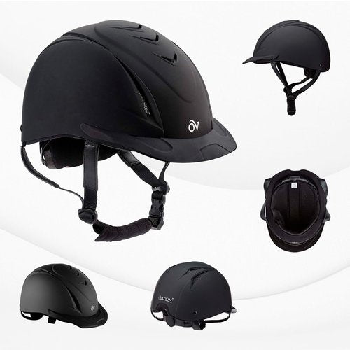 Ovation Deluxe Schooler Helmet (Black, Small/Medium)