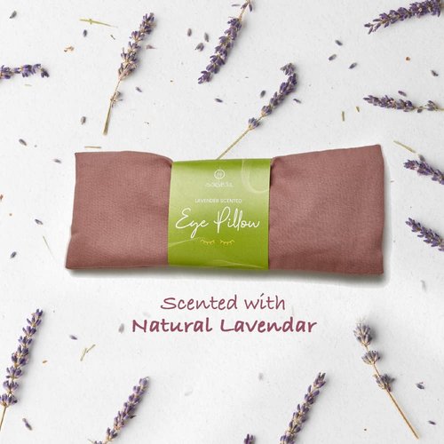 Sarveda Lavender Scented Eye Pillows for Yoga, Meditation and Relaxation | Rose (Rose)