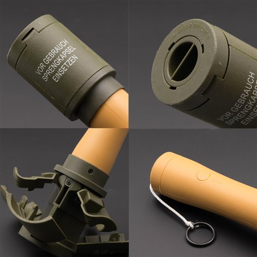 Zhongren M24 CS Hand Grenades Toys Battle Games for Tactcial Airsoft Paintball Role Play or Movie Prop (Green)