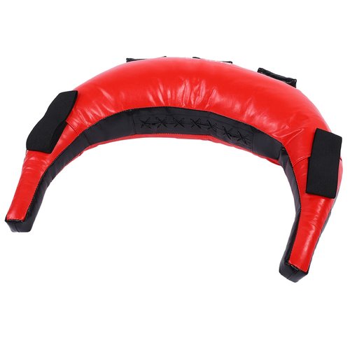 Strength Training Bag, Fitness Power Bag, 55 LB Fitness Sand Bag, Bulgarian Canvas Bag, for Home Gym Weight Training, Multifunctional Workout Bag, Red