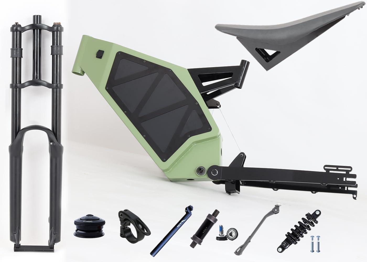 KEYU F1 Enduro ebike Frame Super Design Bicycle Frame with Battery Box for Full Bikes Motorcycle seat Frame Enduro ebike Frame kit