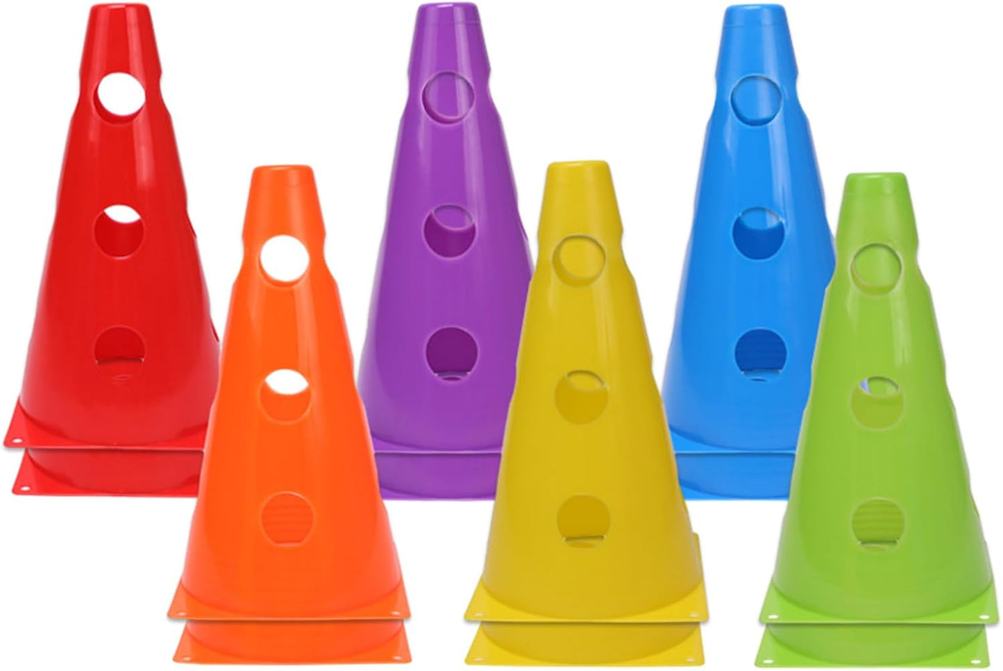 12/18Pcs Soccer Agility Cone Football Training Maker Bucket Basketball Team Training Marker Cone Sign