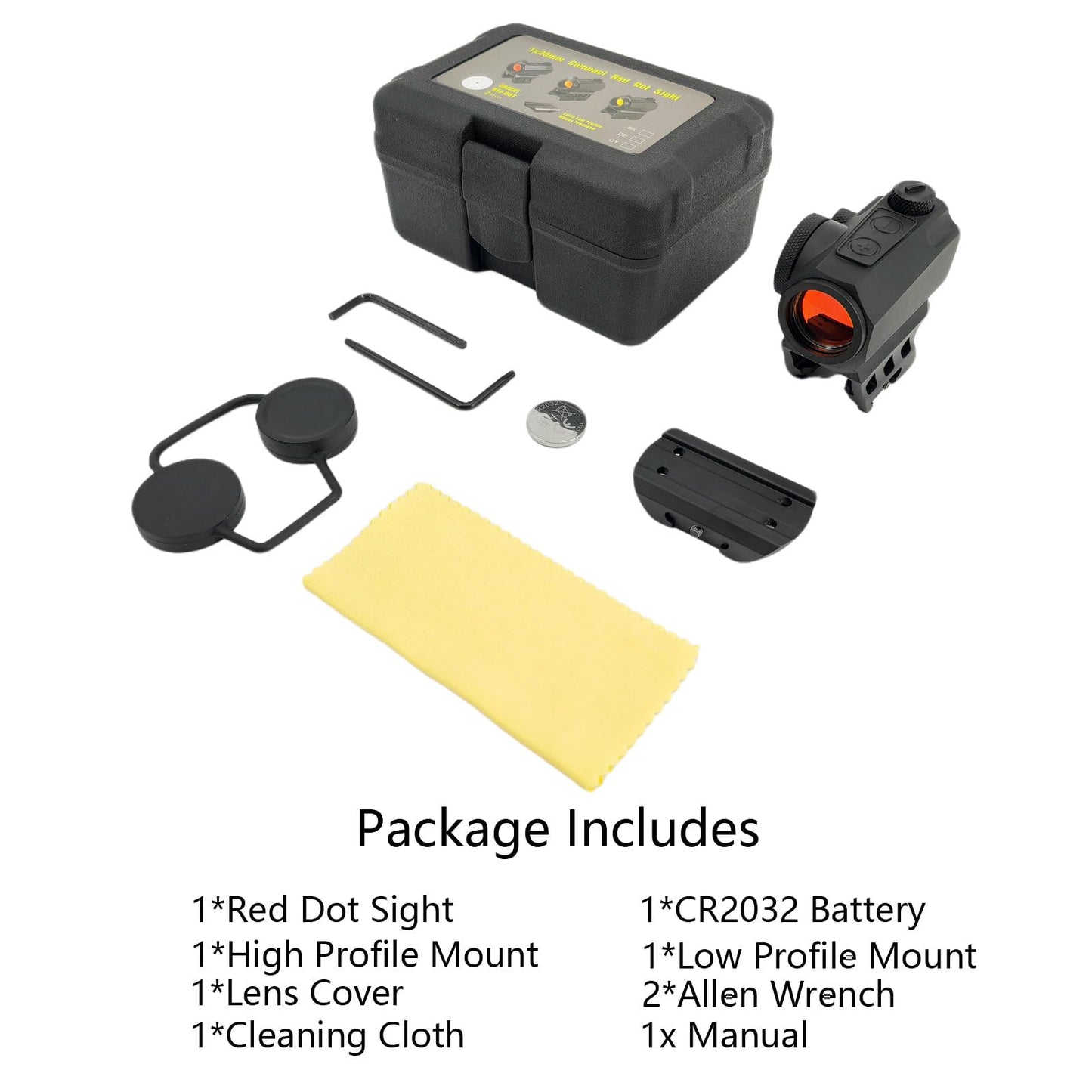 2MOA Red Dot Sight for Shotgun Motion Awake Red Dot Sight for Rifle 11 Brightness Red Dot Optics with Absolute Co-Witness Mount IPX7 Waterproof 1000G Shockproof Rifle Scope for 20mm Rail Mount