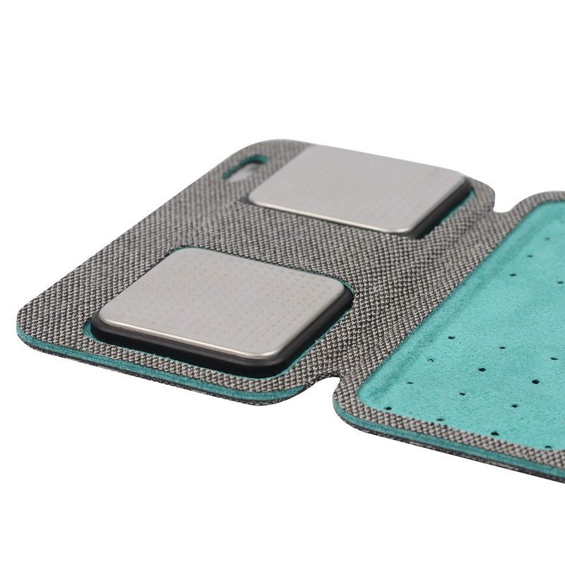 Carrying case for Kardia Mobile EKG Monitor - Travel Kardia Case Fits in Pocket, Features Magnetic Closure to Keep Kardia Device Safe On the Go, Gray