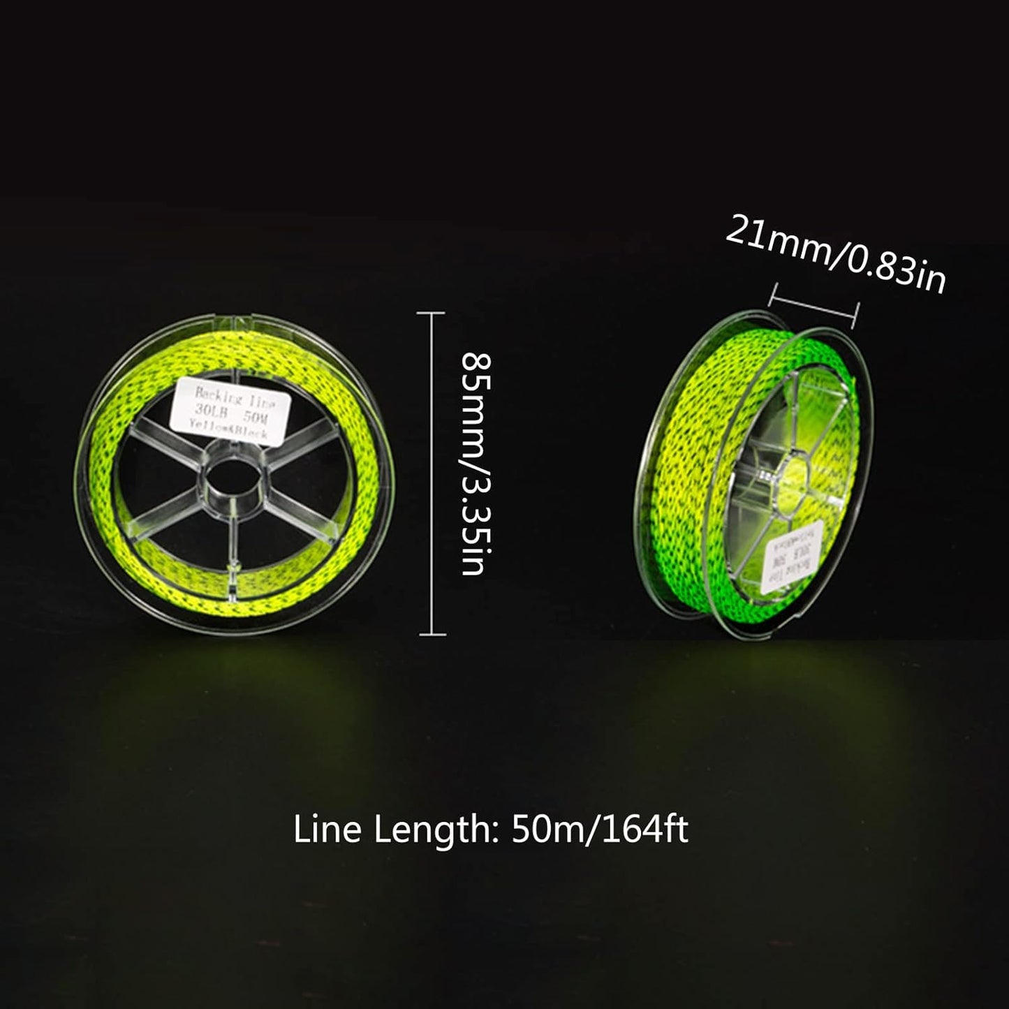 1 Roll Braided Fly Fishing Line Tear 20/30LB Backing Line &