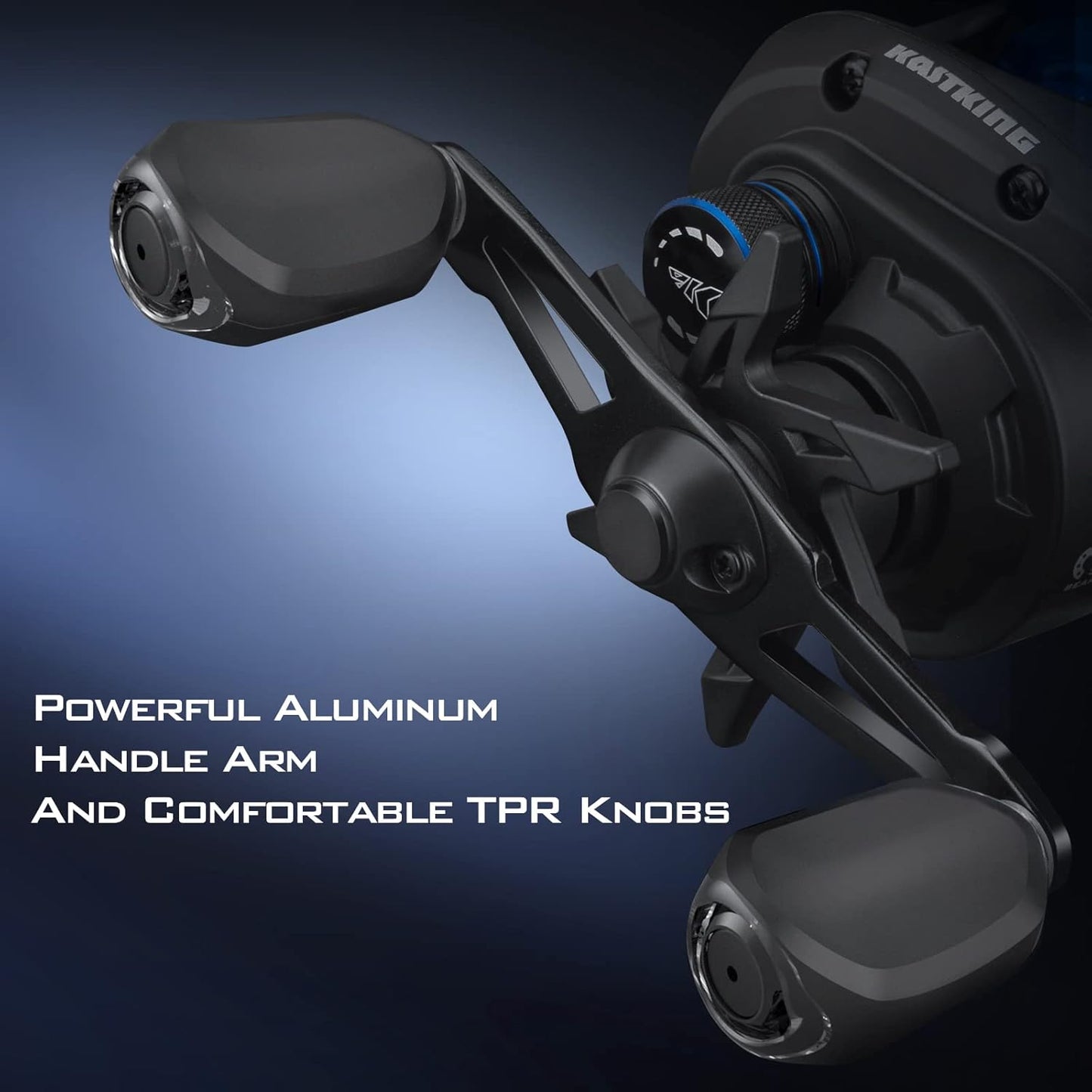 KastKing Centron Lite Baitcasting Fishing Reel – Lightweight, Glass Fiber Infused Nylon Frame – 7.6 OZ – 5 + 1 Anti-Reverse Ball Bearings, 7.1:1 High-Speed Gear Ratio Fishing Reel with Compact Design