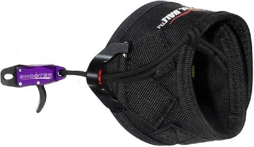 Tru Ball Archery Youth Shooter Release Hook and Loop, Purple, Small
